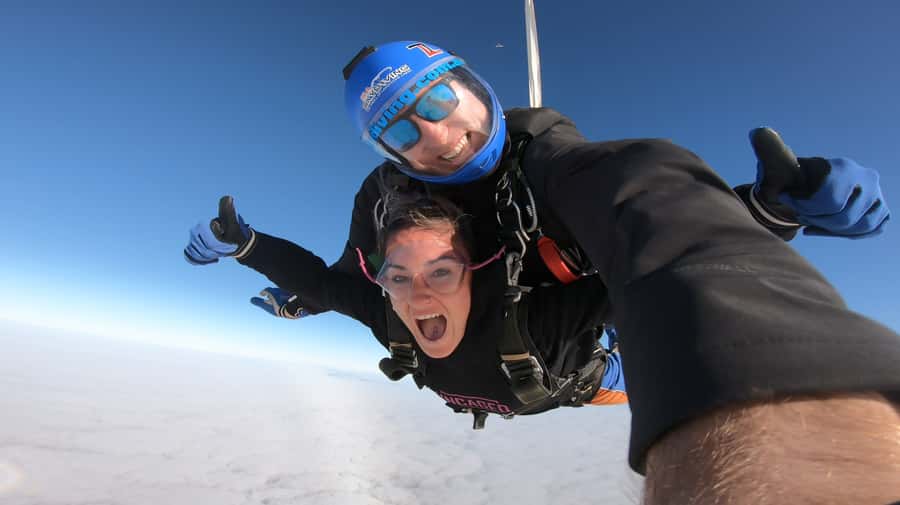 Adelaide: Tandem Skydiving over Lake Alexandrina - The aircraft ride and free-fall