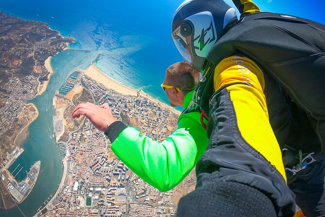 Algarve Tandem Skydive 15.000ft - Touching down and receiving your certificate