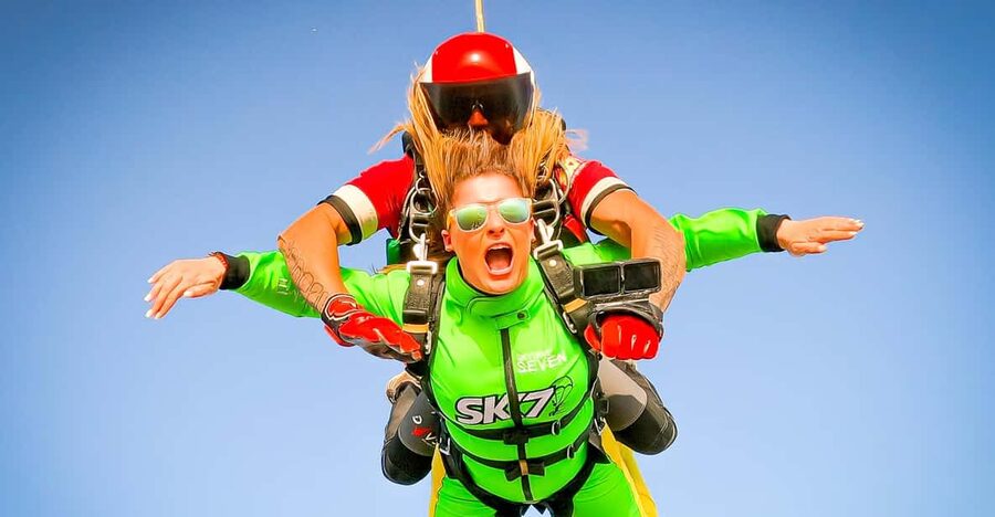 Algarve: Tandem Skydiving Adventure 15,000 to 10,000 Feet - Arriving at Portimão Airport for the jump