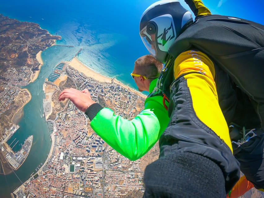 Algarve: Tandem Skydiving Adventure 15,000 to 10,000 Feet - Free fall from 10,000 or 15,000 feet