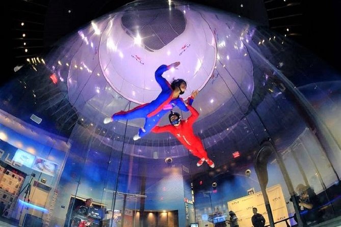 Atlanta Indoor Skydiving Experience with 2 Flights & Personalized Certificate - Inside the vertical wind tunnel