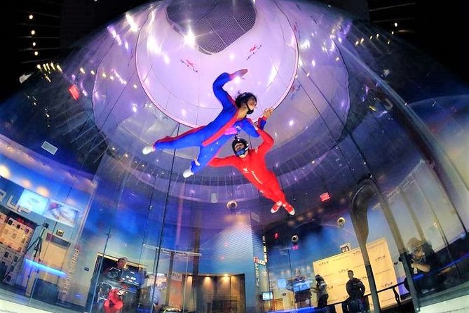 Baltimore Indoor Skydiving Experience with 2 Flights & Personalized Certificate - What the first 60-second flight feels like