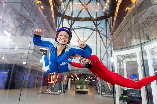 Basingstoke iFLY Indoor Skydiving Experience - 2 Flights & Certificate - Getting suited up and ready to fly