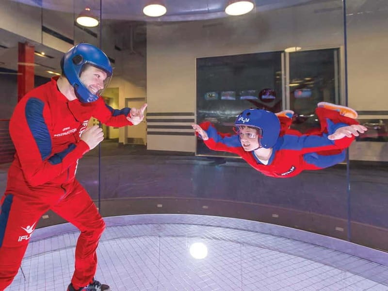 Basingstoke: Indoor Skydiving Experience with 2 Flights - The facility and the feeling of freefall