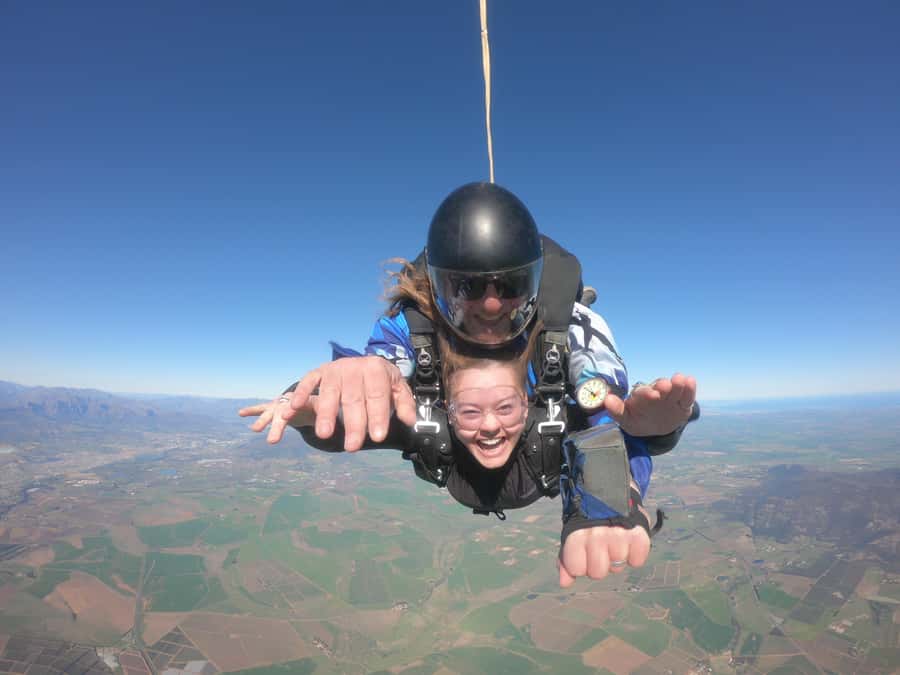Cape Town: Tandem Skydiving - The safety briefing before the aircraft