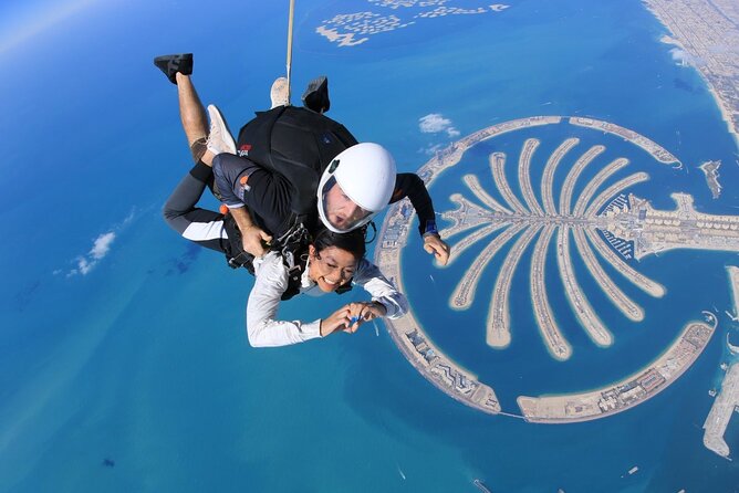 Dubai Skydive Tandem Over The Palm including Transfers - Arriving with pickup and preparing for the morning