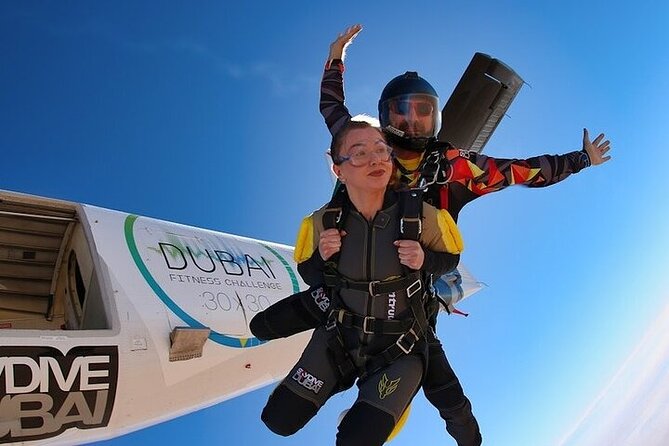 Dubai Skydive Tandem Over The Palm With Optional Transfers - From Dubai Marina to the aircraft