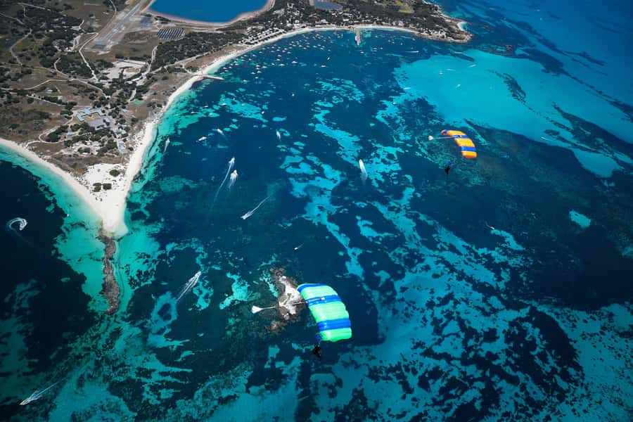 Fremantle: Rottnest Island Skydive and Ferry Package - A Rottnest day that starts above the island