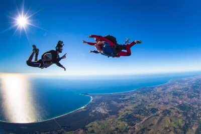 Tandem Skydive Experience over Byron Bay