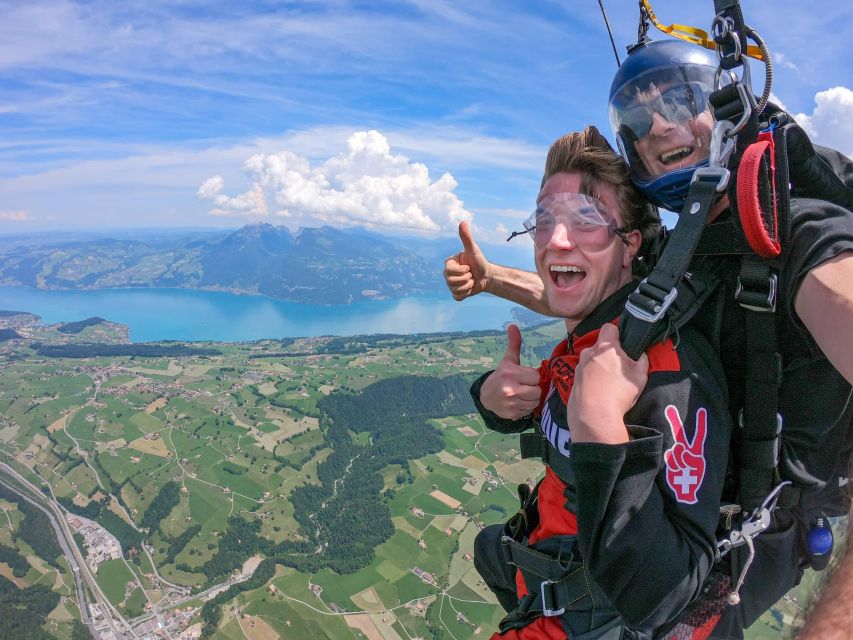 Interlaken: Airplane Skydiving over the Swiss Alps - Who will enjoy this most?