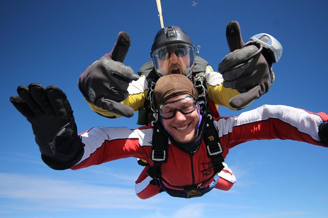 Lake Taupo 12,000-Foot Tandem Skydiving - The safety briefing and tandem setup