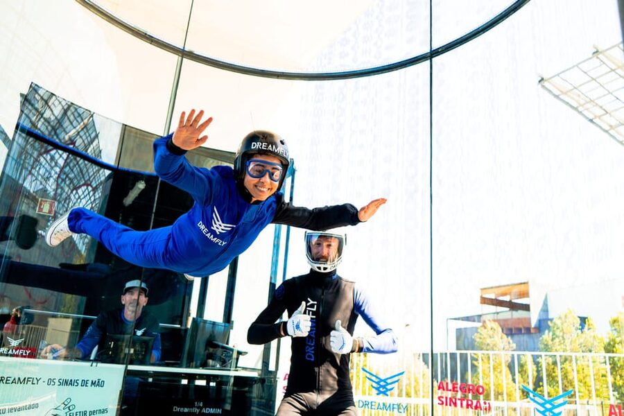 Lisbon/Sintra: Indoor Skydiving Experience - Two One-Minute Flights, With Time To Improve