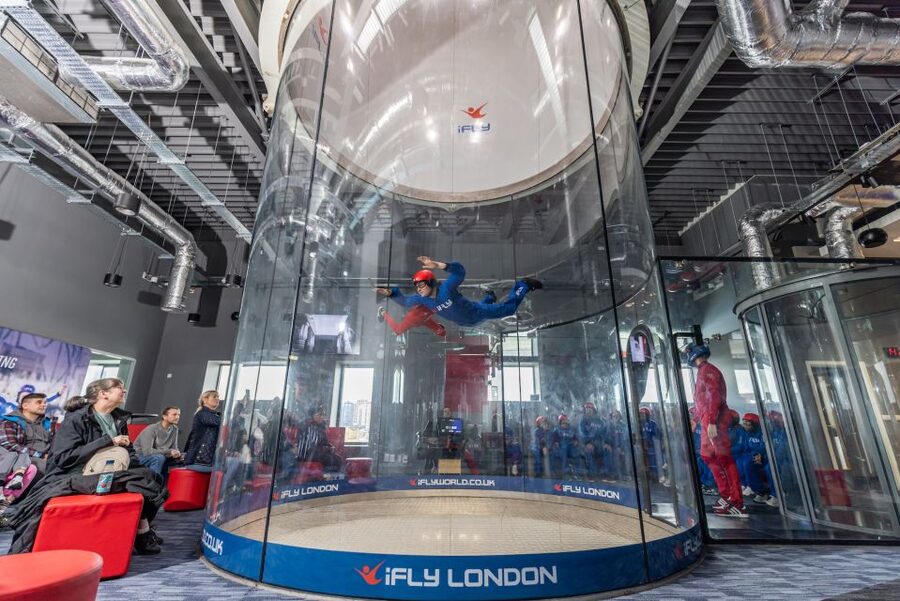 London: iFLY Indoor Skydiving at The O2 Entrance Ticket - First flight: learning the basic position