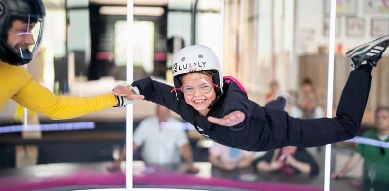 Luxembourg : Indoor Skydiving - What LUXFLY near Luxembourg actually feels like
