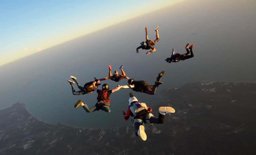 Pattaya: Dropzone Tandem Skydive Experience with Ocean Views - The flight up to 13,000 feet