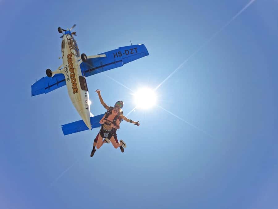 Pattaya: Dropzone Tandem Skydive Experience with Ocean Views - Certificate, debrief, and the end of the day