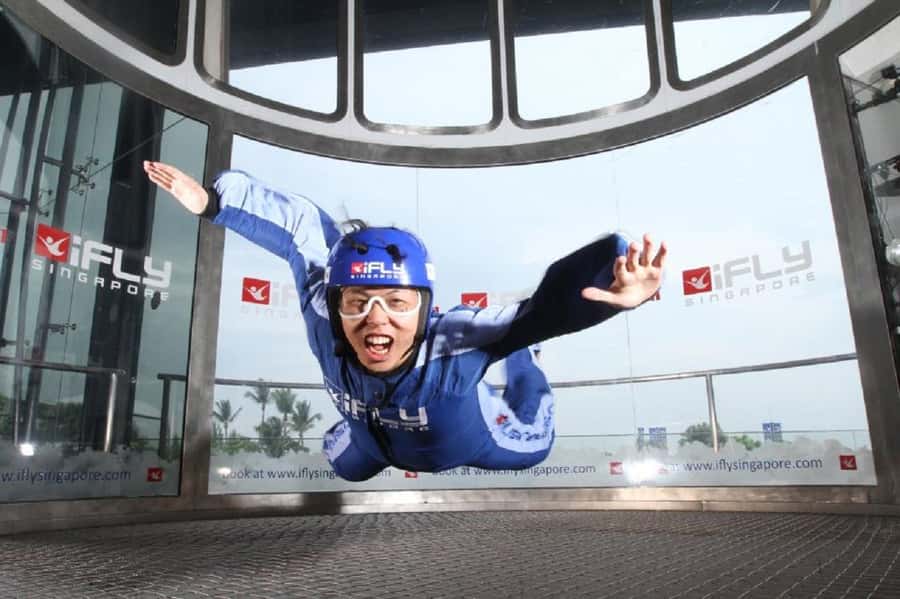 Singapore: I-Fly Indoor E-Ticket for 2 Skydives - What you do not get