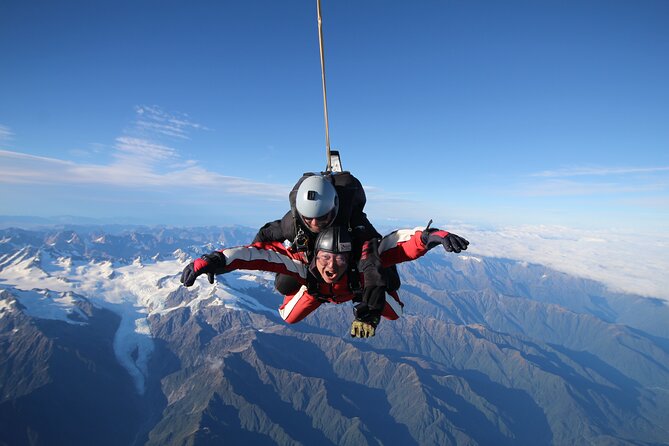 Tandem Skydive 13,000ft from Franz Josef - Key details before you book