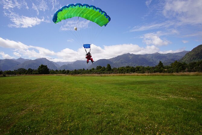 Tandem Skydive 16,500ft from Franz Josef - Weather can change the whole plan