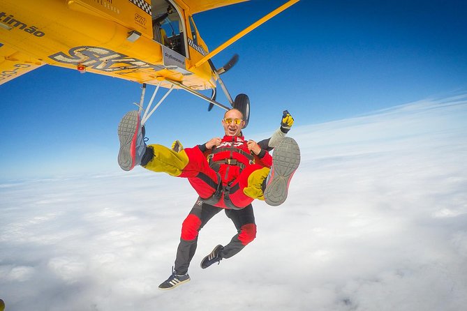 Tandem Skydiving — 30 min from Albufeira - Freefall at Roughly 135 Miles Per Hour