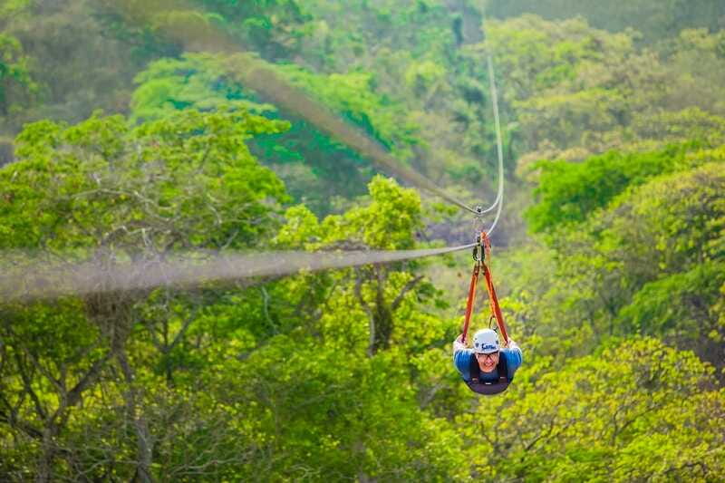 Vallarta: Xtreme Adventure, Indoor Skydive, Rappel, UTV - The roller coaster zip line and pendulum swing