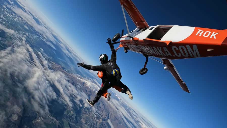 Wanaka: Tandem Skydive Experience - The Door, the Freefall, and the Parachute